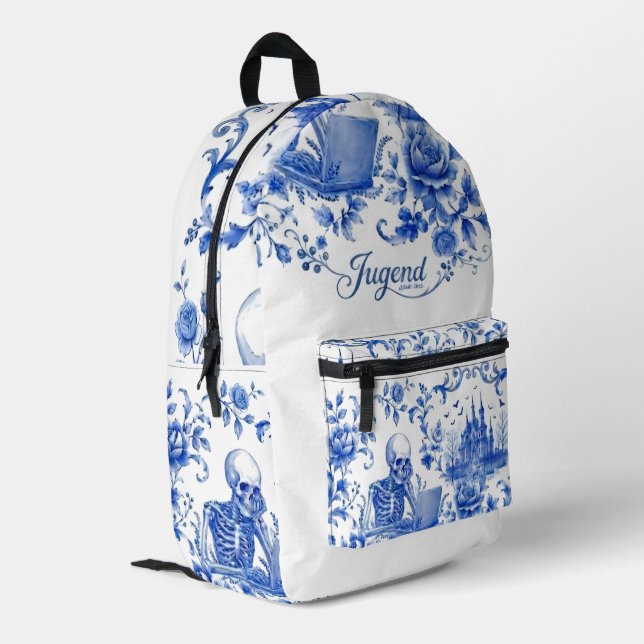 K01 BEDRUCKTER RUCKSACK (Rückseitige Ecke links)