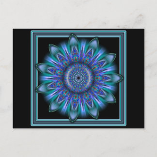 K111 Blue Burst Postkarte
