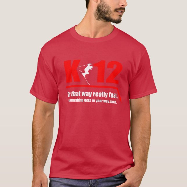 K12 Dunkle Freunde T-Shirt (Vorderseite)