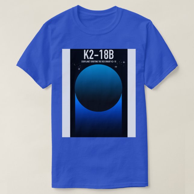 K218b Exoplanet T-Shirt (Design vorne)