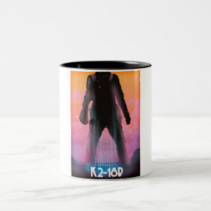 K2-18b Exoplanet Space Art Zweifarbige Tasse