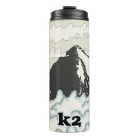 K2 Mountain Travel Plakat Zwei-Tone-Tasse