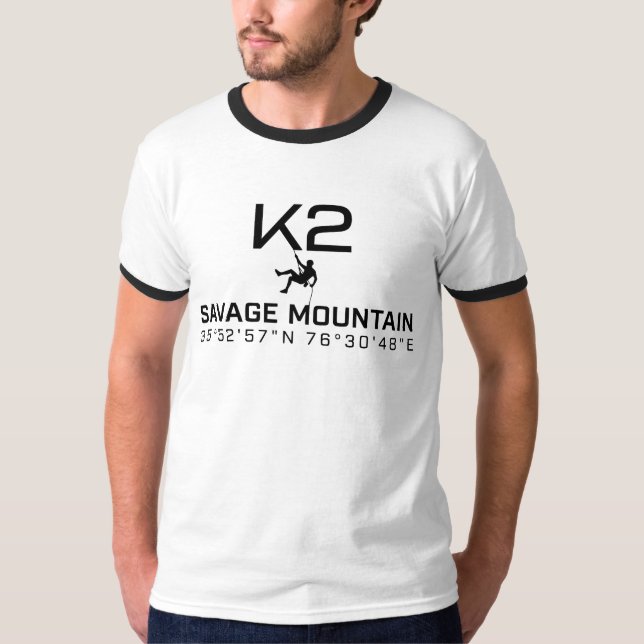 K2 savage mountain T-Shirt (Vorderseite)