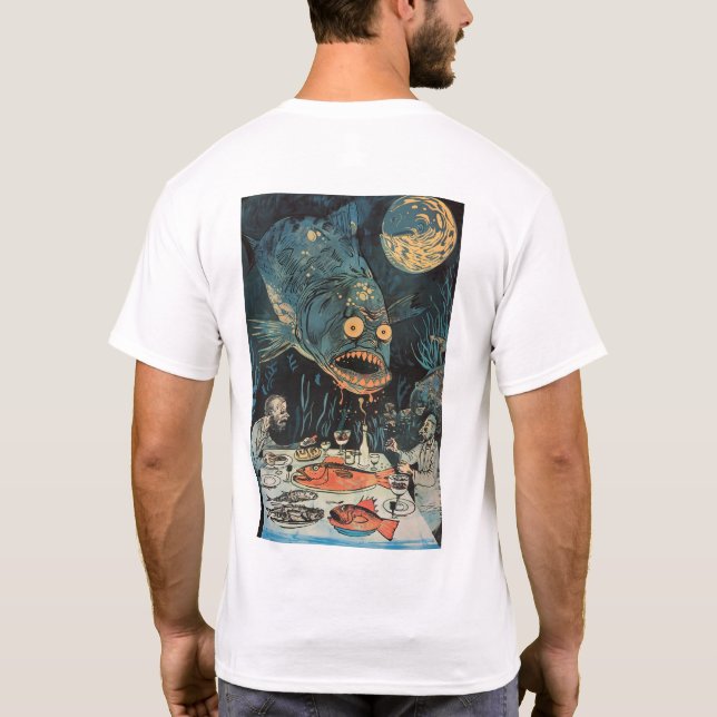 K84 Gluttony Illustration von Tove Jansson T - Shi T-Shirt (Rückseite)