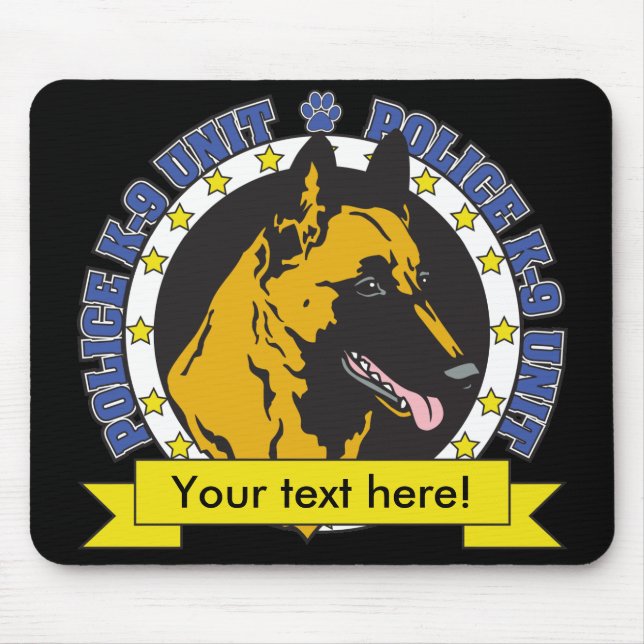 K9 Belgier Malinois Mousepad (Vorne)