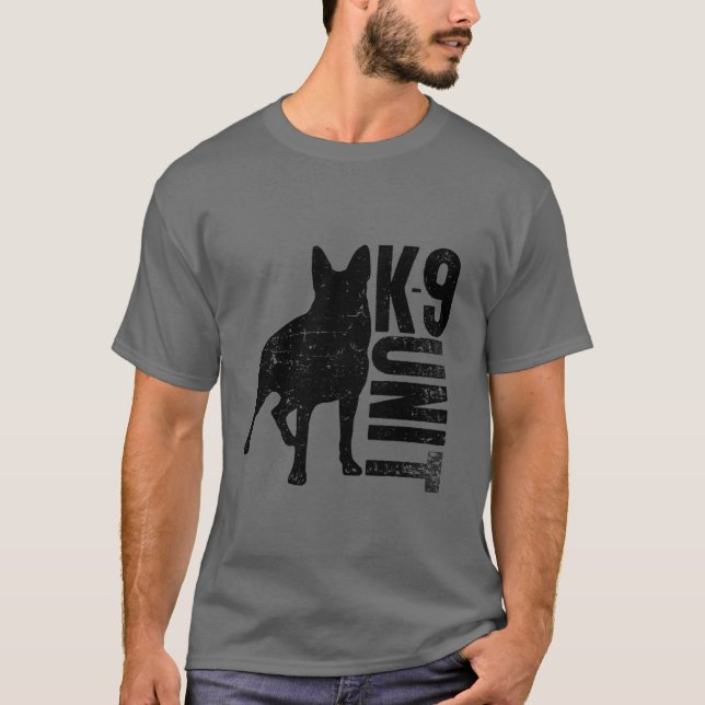 K9 Einheit - Schäferhund T-Shirt (Vorderseite)
