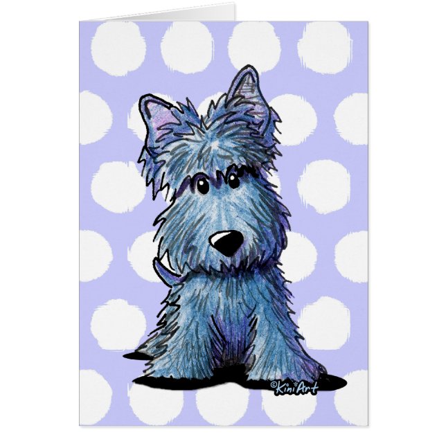 K9 Keanu Scottie Dog Card (Vorne)
