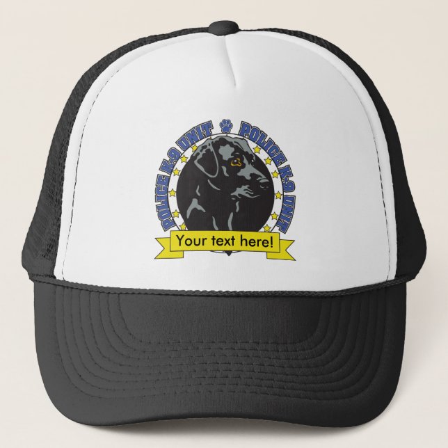 K9 Labrador retriever Truckerkappe (Vorderseite)