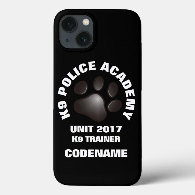 K9 POLICE ACADEMY Case-Mate iPhone HÜLLE (Rückseite)