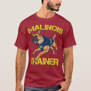 K9 Polizei Hund Malinois Trainer T-Shirt