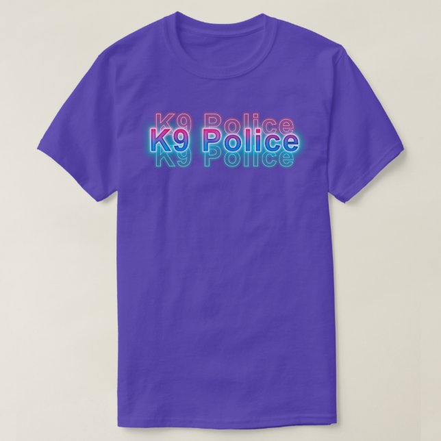 K9 Polizei T-Shirt (Design vorne)