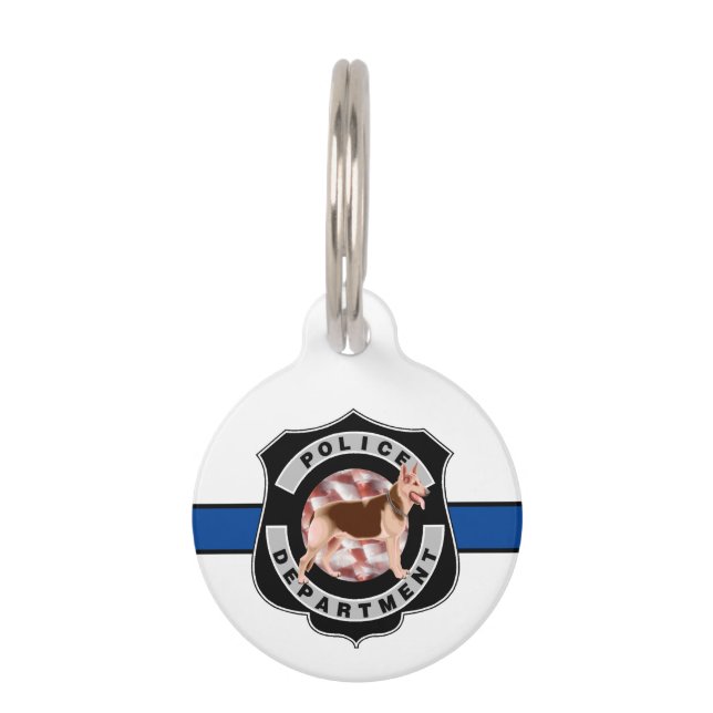 K9 Polizei- und Strafverfolgungsbeamte Ausweiskenn Haustiermarke (Vorderseite)