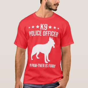 K9 Polizeibeamte Polizei Hund mein Partner ist fur T-Shirt