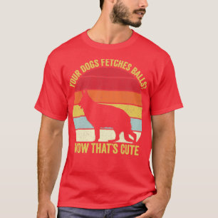 K9 Polizeibeamte Polizeihund Vintag Ihre Hunde Fet T-Shirt