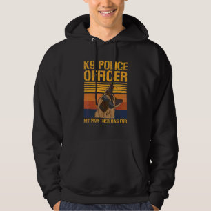 K9 Polizeihund Wortspiel für einen K9 Polizeibeamt Hoodie