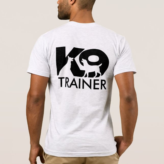 K9 Trainer - K9 Handler-T - Shirt (Rückseite)