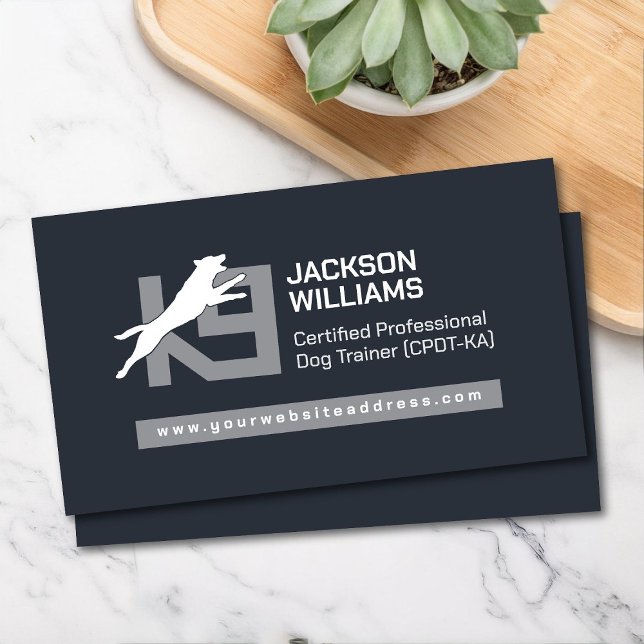 K9 Training - Dog Trainer - Kaninchenverhalten Visitenkarte (Von Creator hochgeladen)