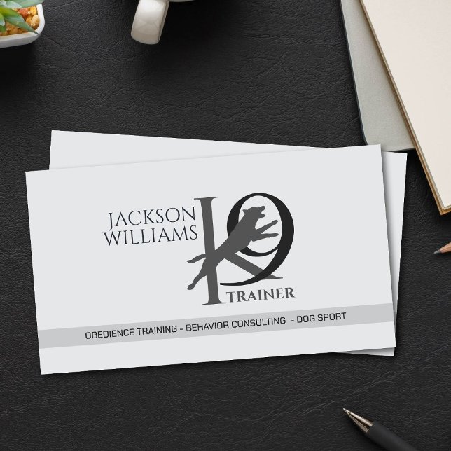 K9 Training - Dog Trainer - Kaninchenverhalten Visitenkarte (Von Creator hochgeladen)