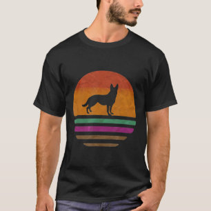 K9 Uni Retro Vintager deutscher Schäferhund K 9 Po T-Shirt