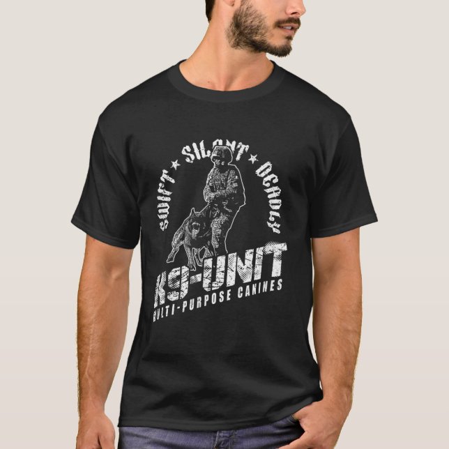 K9 Unit Multi Purpose Canine Veteran MWD T-Shirt (Vorderseite)