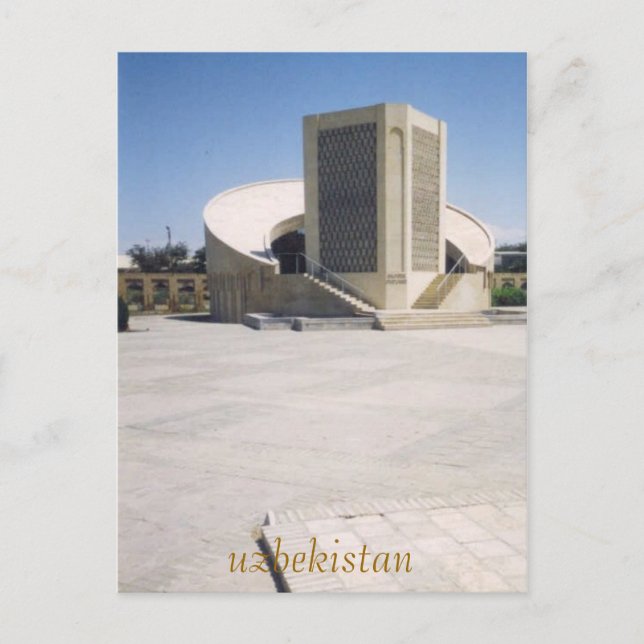 k-2, Usbekistan Postkarte (Vorderseite)