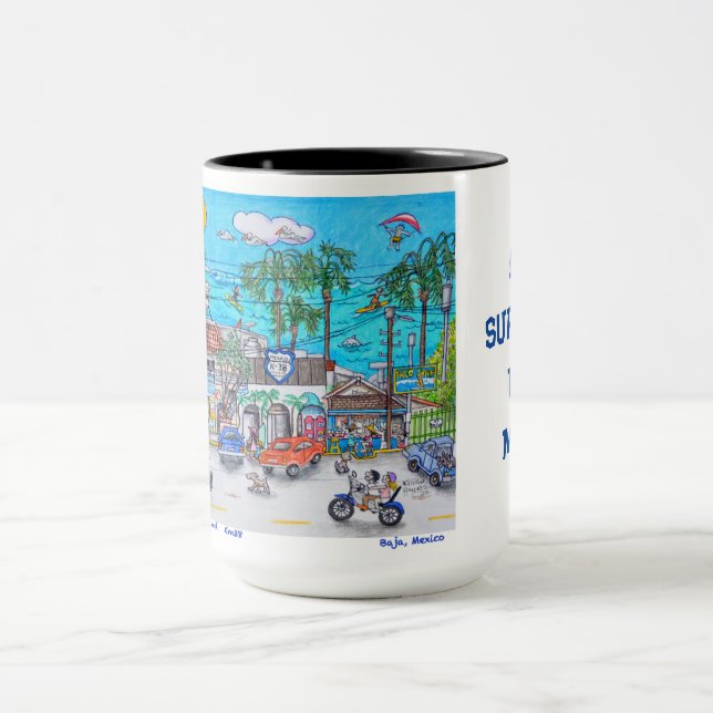 K-38 Surfshop-Tasse Tasse (Zentrum)