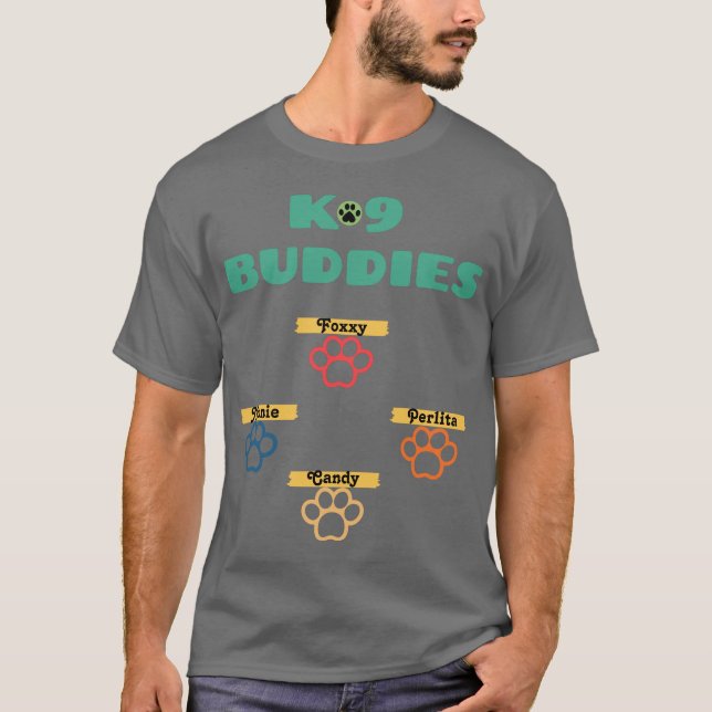 K-9 Buddies T-Shirt (Vorderseite)