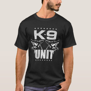 K-9 Einheit - Polizei-Einheits-Schäferhund T-Shirt