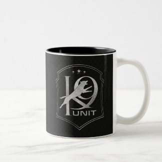K-9 Einheit - Polizei-Hund - Malinois Zweifarbige Tasse