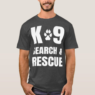 K-9-Einheit "Suche und Rettung" K9 SAR-Hundebahn T-Shirt