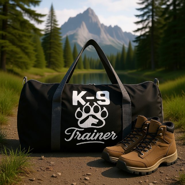 K-9-Hund-Welpentrainer  Duffle Bag (Von Creator hochgeladen)
