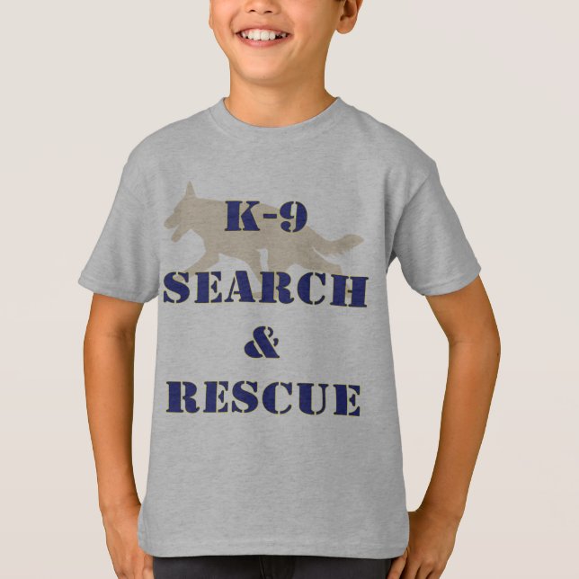 K-9-Such- und Rettungsdienst-GSD T-Shirt (Vorderseite)