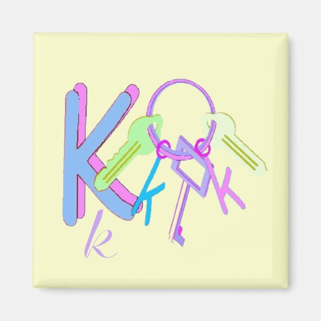 K - Alphabet Magnet (Vorne)