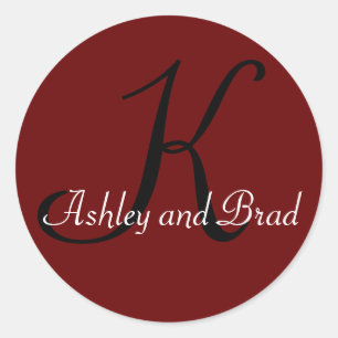K, Ashley und Brad Runder Aufkleber