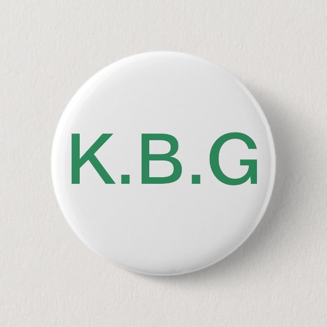 K.B.G. Knopf Button (Vorderseite)