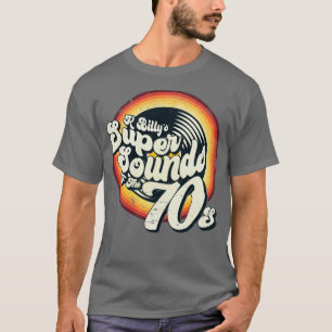 K Billys Super Sounds des 70ers bedrückt T-Shirt