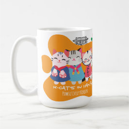K-Cats in Hanbok | Cute Korean Heritage Gift Kaffeetasse