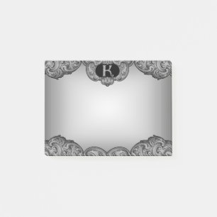 K - Das Falck Alphabet (silbrig) Post-it Klebezettel