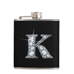 K "Diamond Bling"-Flasche Flachmann