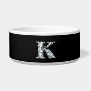 K "Diamond Bling" Pet Bowl Napf