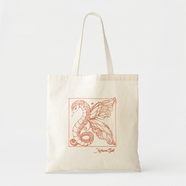 K Dragon Orange Bag Tragetasche (Vorne)