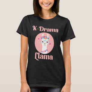 K drama Llama Südkoreanische Flagge Kdrama Lovers  T-Shirt