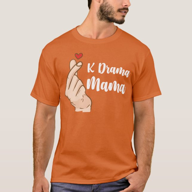 K Drama Mama Retro T-Shirt (Vorderseite)