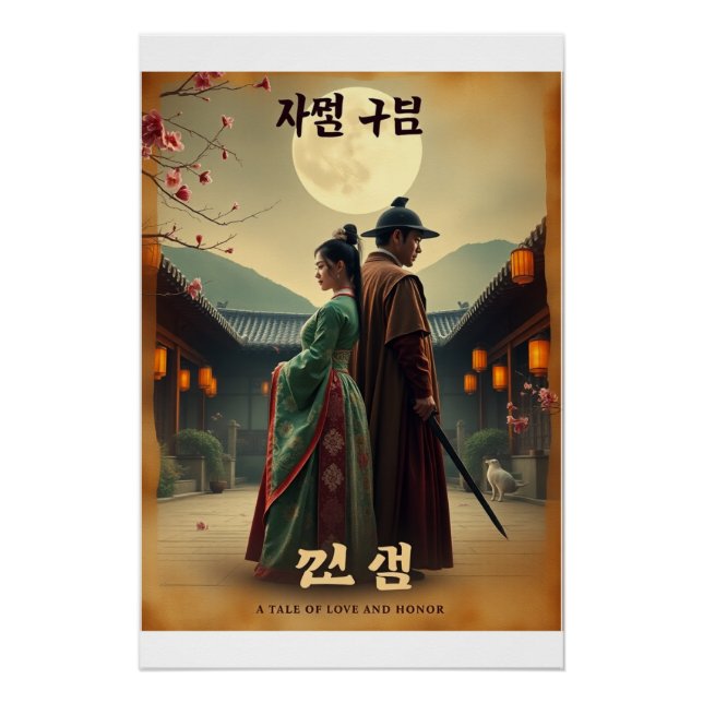 K-Drama Retro Poster - Joseon Romance (Vorderseite)