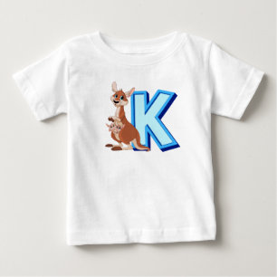 K für Känguru Baby T-shirt