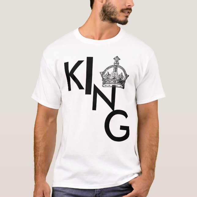 K, I, N, G T-Shirt (Vorderseite)