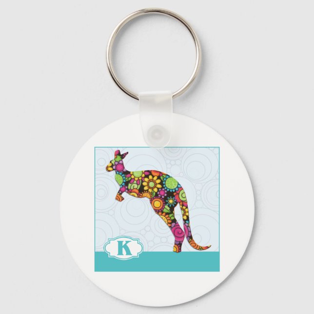K ist für Kangaroo Schlüsselanhänger (Vorderseite)