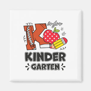 K ist für Kindergartenlehrer Leopard Zurück zur Sc Magnet