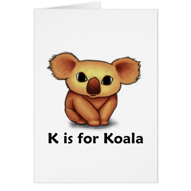 K ist für Koala (Vorne)