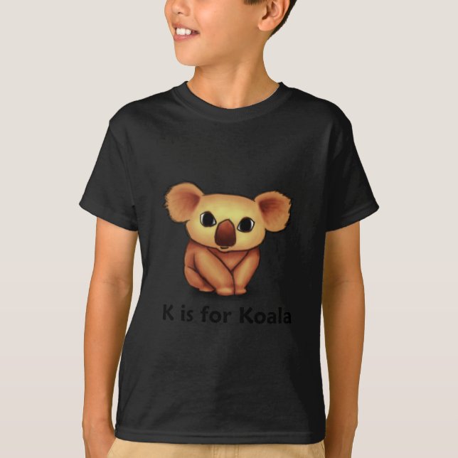 K ist für Koala T-Shirt (Vorderseite)